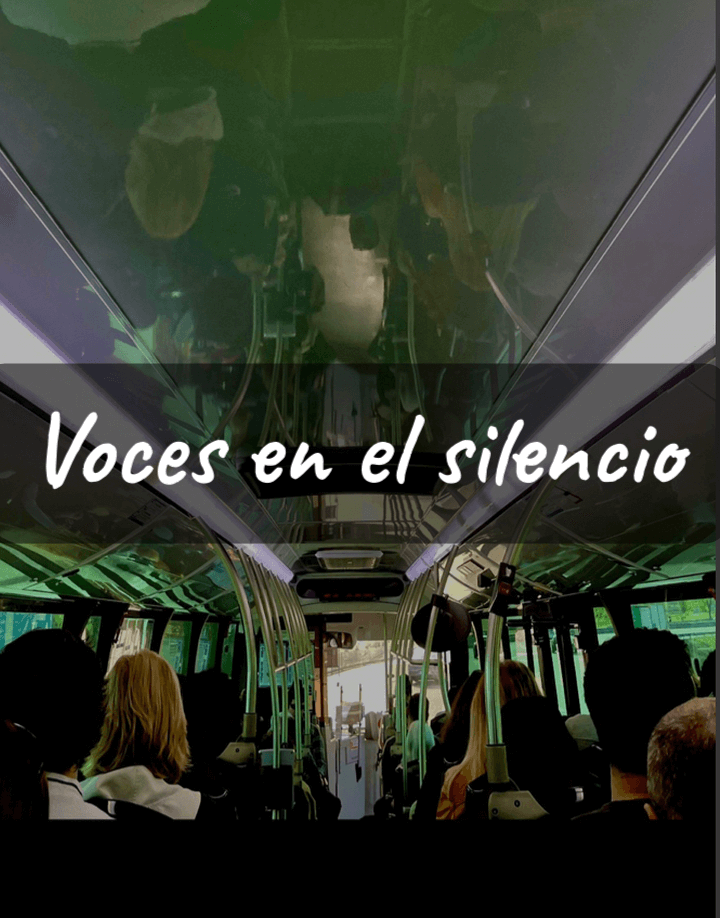 Voces en el silencio book cover.